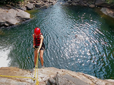 Waterfall Abseiling in Kitulgala