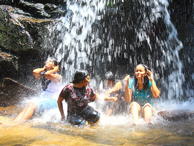 rain forest walk in Kitulgala
